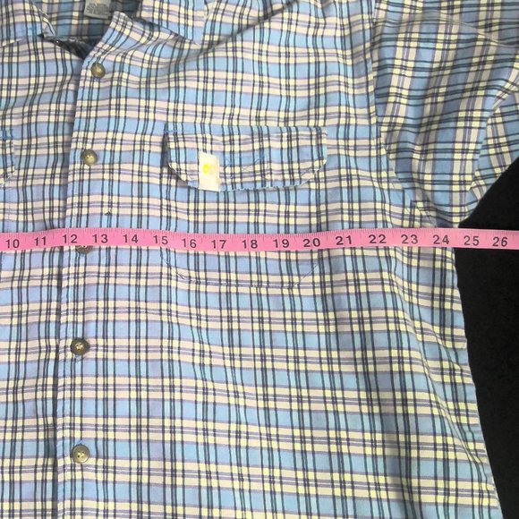 Colo Wear Button Up Shirt Short Sleeve Plaid Men's XL - Picture 6 of 7
